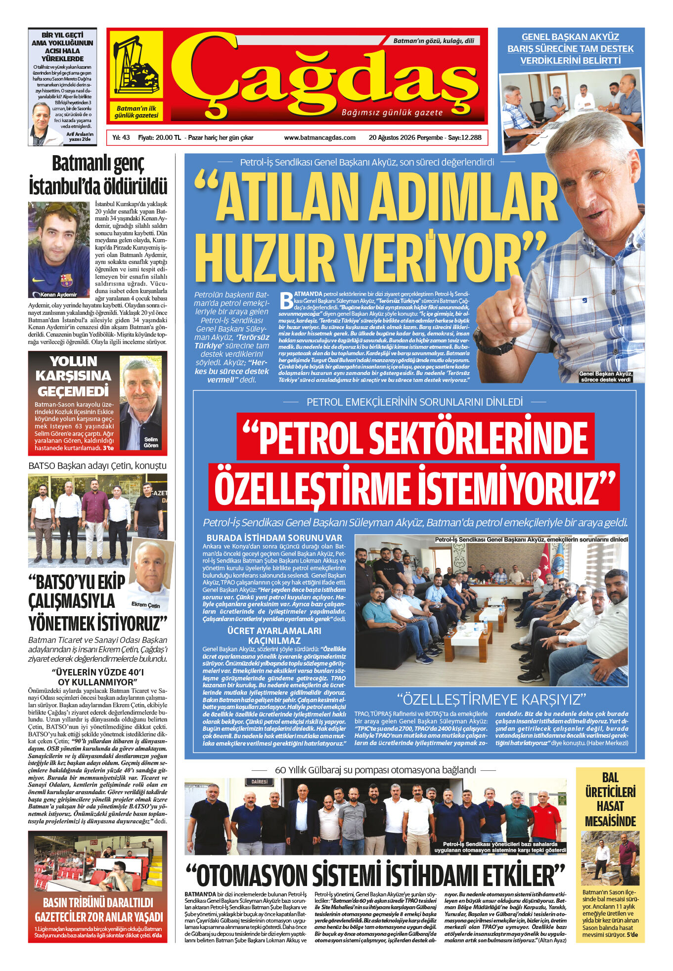 20 AĞUSTOS 2026