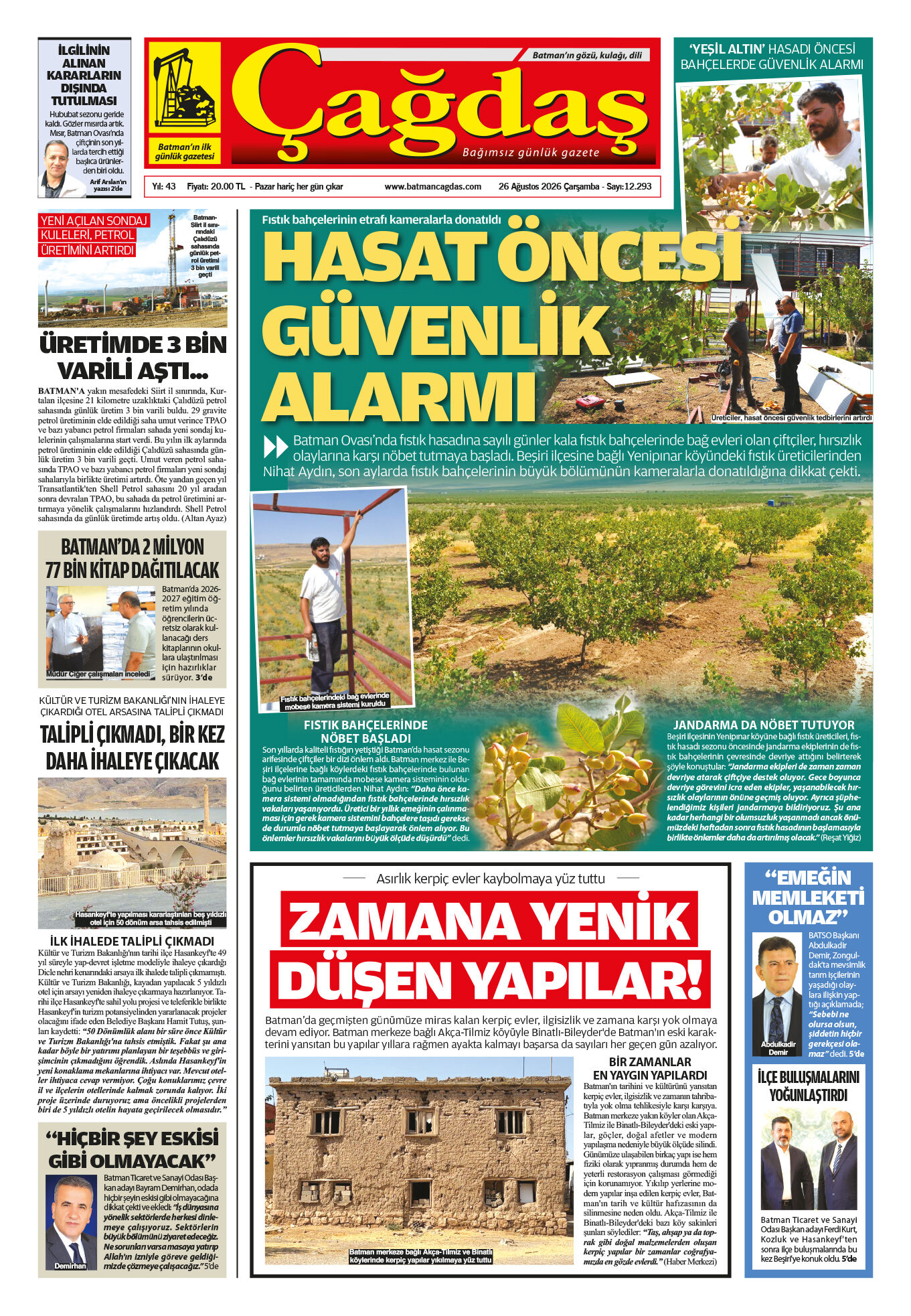 26 AĞUSTOS 2026