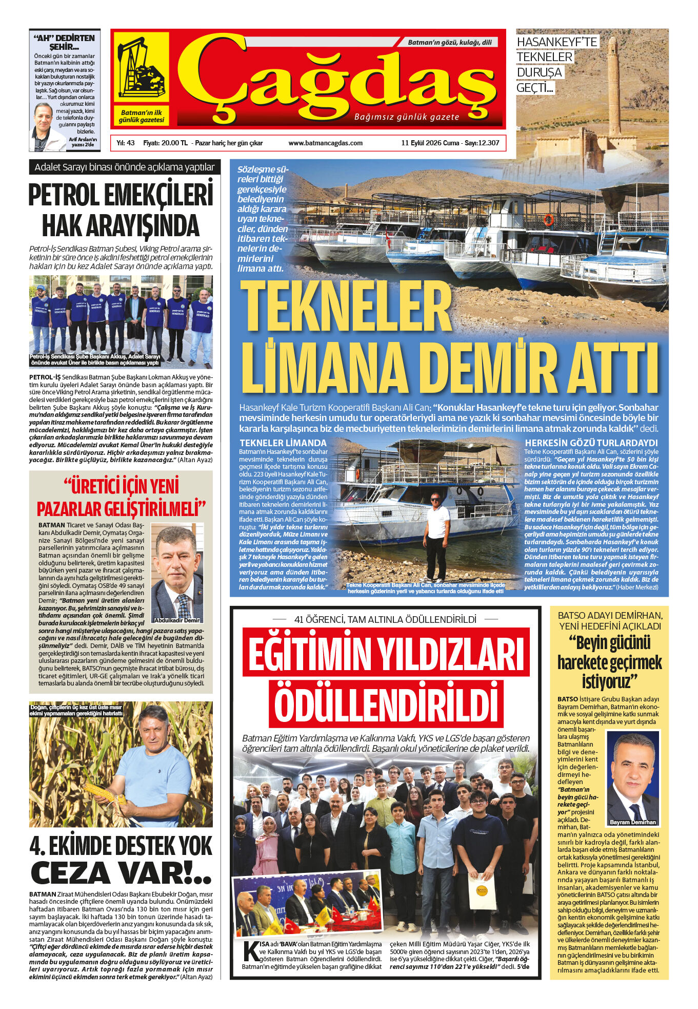 11 EYLÜL 2026