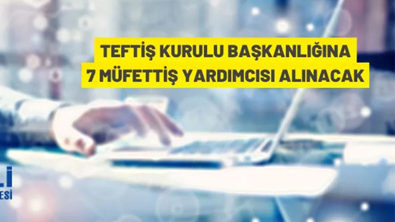 Kocaeli Büyükşehir Belediyesi Müfettiş Yardımcısı alacak