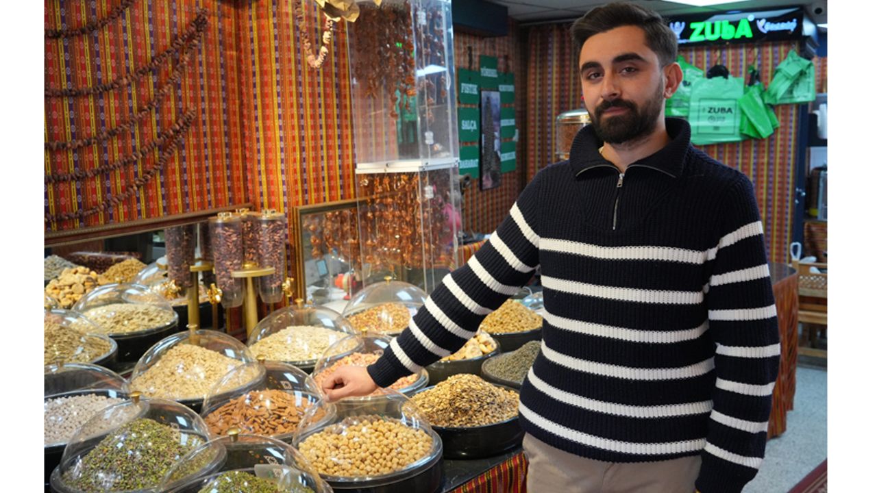 Gaziantep’te yılbaşı öncesi kuruyemiş satışları arttı