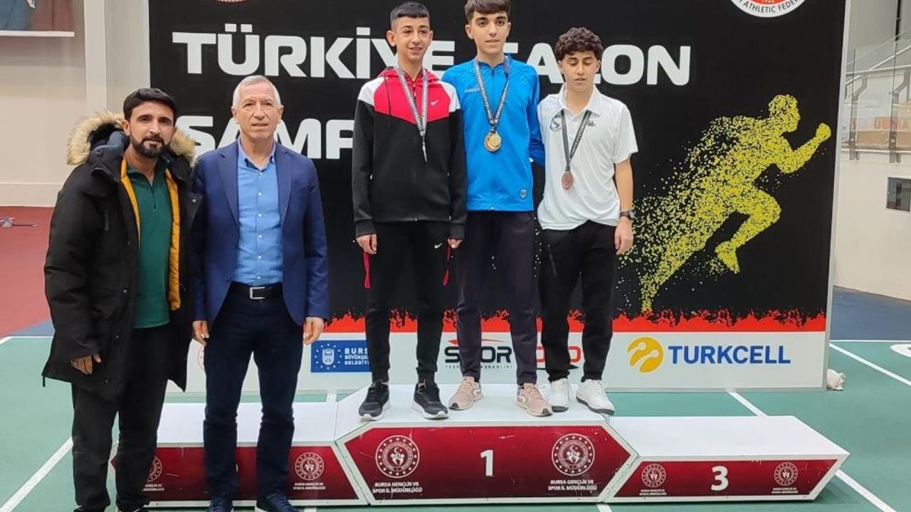 Diyarbakırlı sporcu Türkiye birincisi oldu
