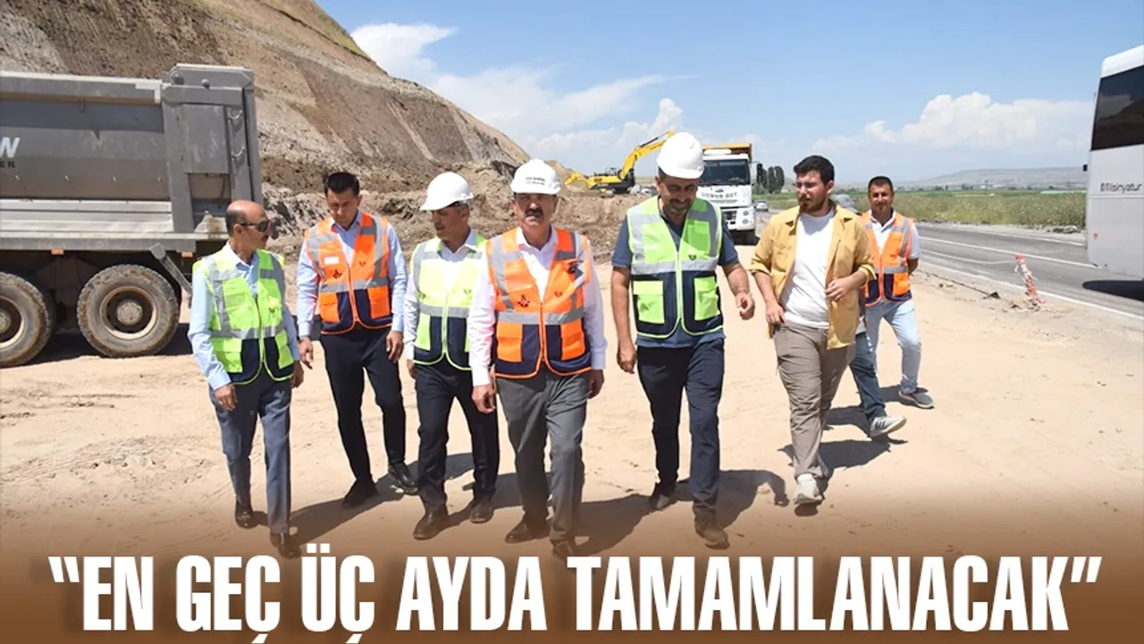 Yapımı yılan hikayesine dönen yolda çalışmalar hızlandı