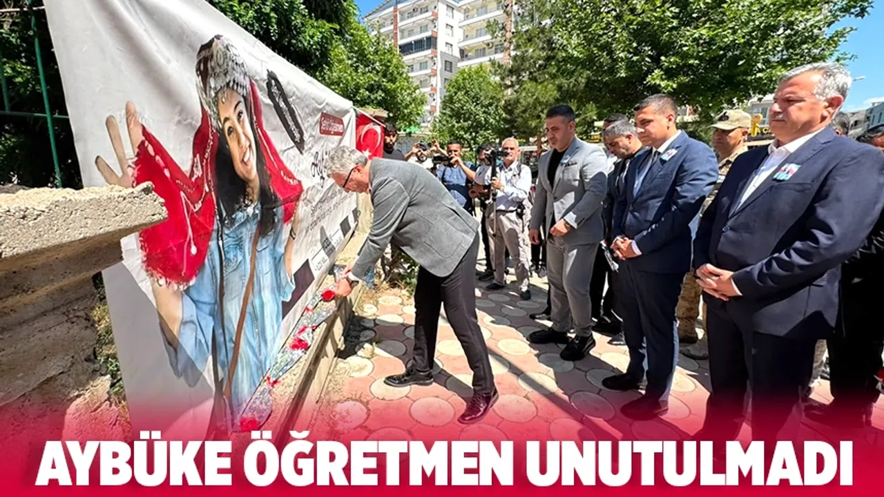 Şehit öğretmen Şenay Aybüke Yalçın, Kozluk’ta anıldı