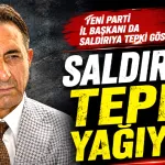 Yeni Parti İl Başkanı da saldırıya tepki gösterdi