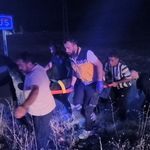 Batman'da pikap tarlaya uçtu: 2 yaralı