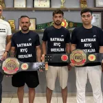 Batmanlı boksörler 4 altın kemerle döndü