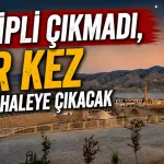 Kültür ve Turizm Bakanlığı’nın ihaleye çıkardığı otel arsasına talipli çıkmadı