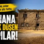 Asırlık kerpiç evler kaybolmaya yüz tuttu