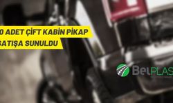 Belplas A.Ş. 10 adet çift kabin aracı satacak