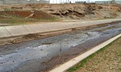 SAĞANAK, SULAMA KANALINI BU HALE GETİRDİ