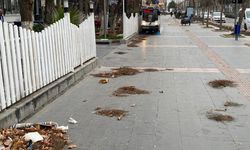 FIRTINA SONRASI EKİPLERİN TEMİZLİK MESAİSİ