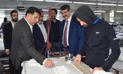 NASIROĞLU, TEKSTİL FABRİKALARINI ZİYARET ETTİ