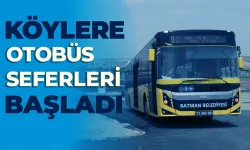 KÖYLERE OTOBÜS SEFERLERİ BAŞLADI