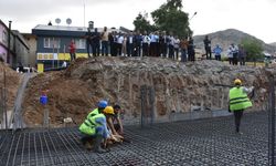 SASON'DA CAMİ TEMELİ ATILDI