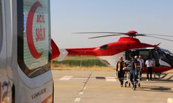 AMBULANS HELİKOPTER 2,5 YAŞINDAKİ EDA İÇİN HAVALANDI