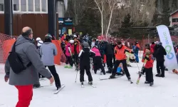 Palandöken’de kayak coşkusu