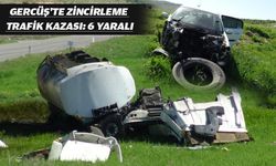 Gercüş'te zincirleme trafik kazası: 6 yaralı