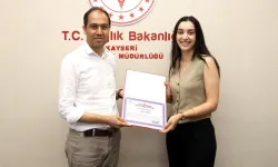 Kanser Tarama Programları'nda görevli sağlık personeline 'Teşekkür Belgesi'