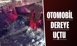 OTOMOBİL DEREYE UÇTU