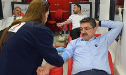 Kan bağışı kampanyasına destek verdiler