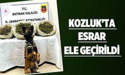 Kozluk’ta esrar ele geçirildi