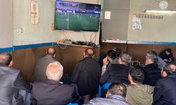 Futbolseverlerin gözü ekrandaydı