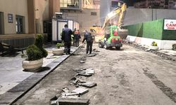 HASTANE ACİL YOLU ASFALTLANIYOR