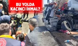 İki tır kafa kafaya çarpıştı! 1 Ölü, 1 Yaralı