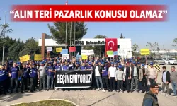 Batman rafinerisi işçilerinden uyarı eylemi!