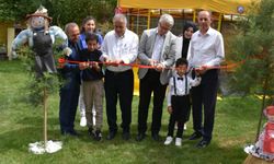 Minik öğrencilere açık hava sınıfı