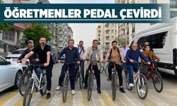 ÖĞRETMENLER PEDAL ÇEVİRDİ