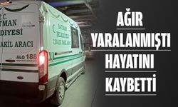 Ağır yaralanmıştı, hayatını kaybetti