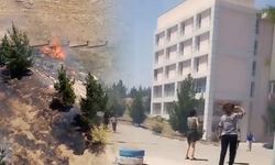 Öğrenci yurdunda yangın paniği