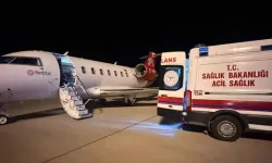 Kalp rahatsızlığı olan bebek ambulans uçakla İstanbul'a gönderildi