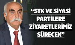 “STK ve siyasi partilere ziyaretlerimiz sürecek”