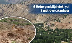 DAĞ YOLU İLK KEZ ASFALTLANIYOR