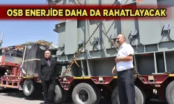 OSB’deki trafo merkezinin güç trafoları sahada