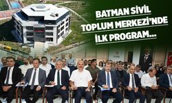 BATMAN'DA ‘SİVİL TOPLUM’ ÇALIŞTAYI