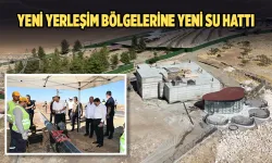 1000 Ton kapasiteli içme suyu deposu rahatlatacak