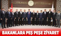 BAKANLARA PEŞ PEŞE ZİYARET