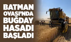 BATMAN OVASI’NDA BUĞDAY HASADI BAŞLADI