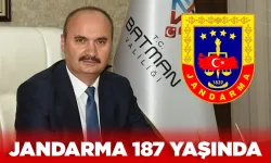 Vali Canalp, Jandarma’nın 187 kuruluş yıldönümünü kutladı