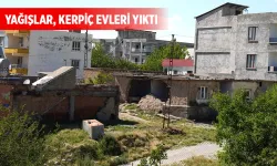 Etkili yağışlar kerpiç evleri bu hale getirdi