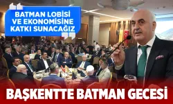 “BATMAN LOBİSİ VE EKONOMİSİNE KATKI SUNACAĞIZ”