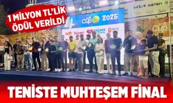 Softcup tenis turnuvası sona erdi