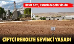ÇİFTÇİ REKOLTE SEVİNCİ YAŞADI