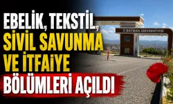 Batman’da bu bölümlere ilk kez öğrenci alınacak