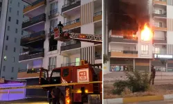 Batman'da apartman dairesinde yangın