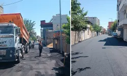 Belediyeden eş zamanlı asfalt çalışması